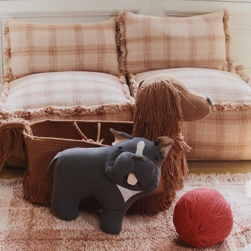 Kussen Handloom Cushion Rose - 25 x 40 cm - Kussens Lorena Canals - In den Olifant