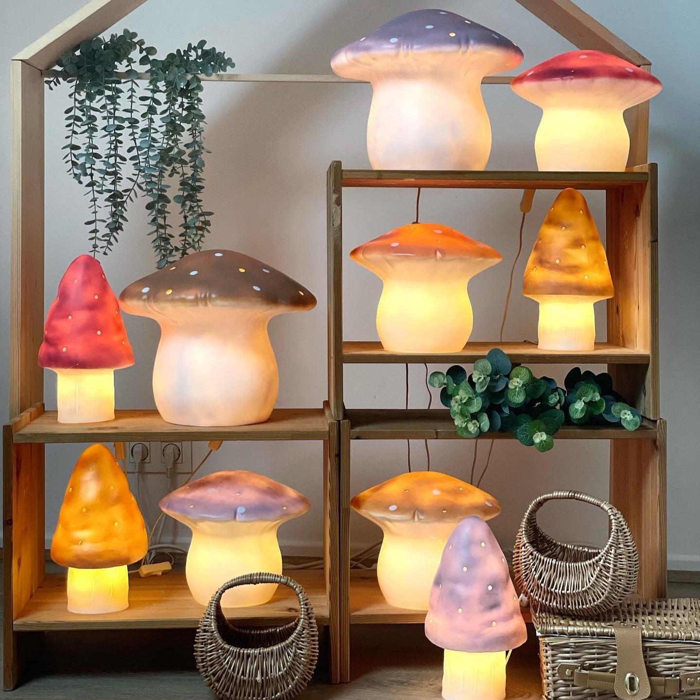 Egmont toys heico lamp zwam mokka - 31 cm Egmont toys heico lamp zwam mokka - 31 cm