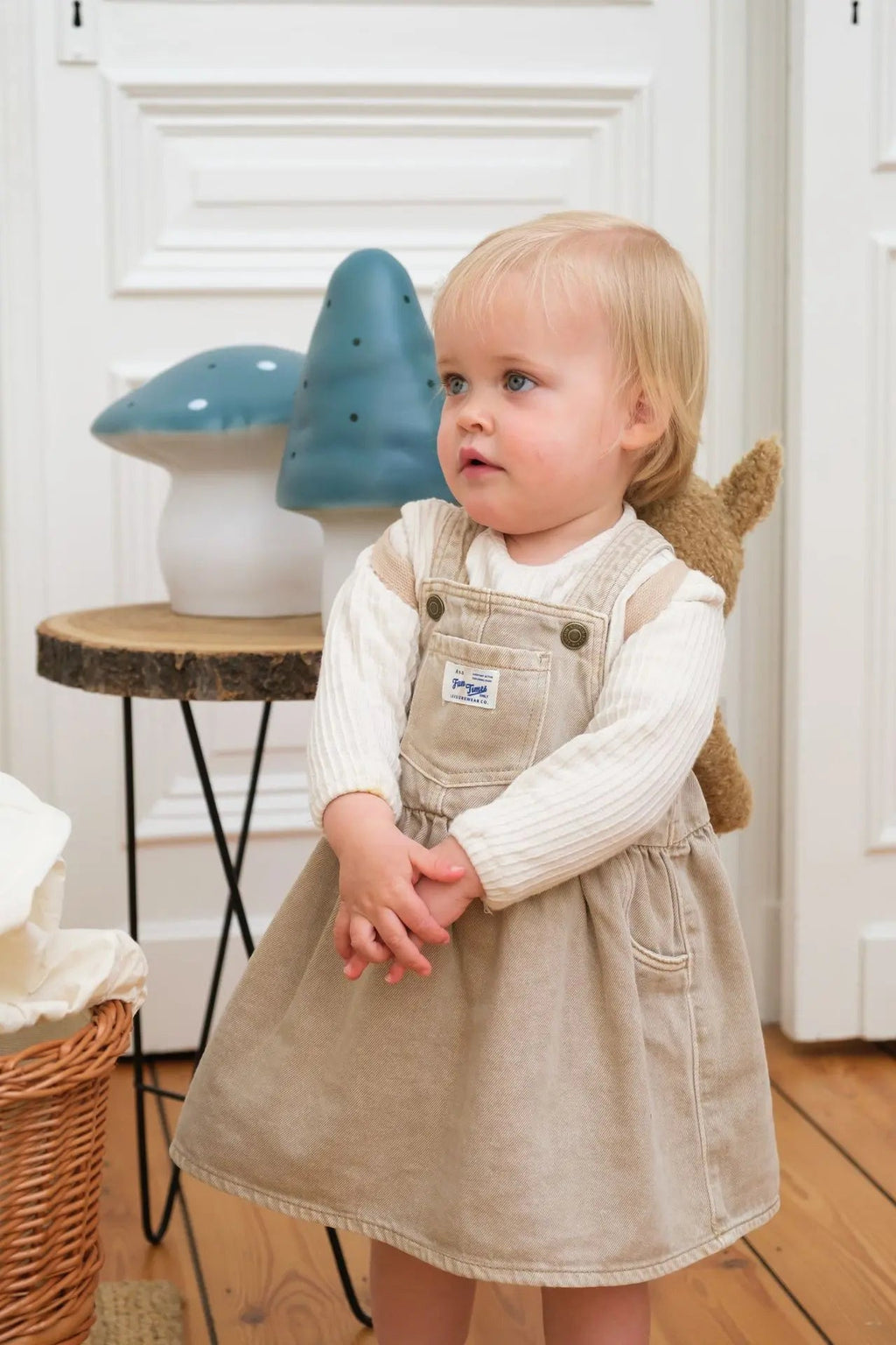 Lamp Small Mushroom Teal - 15 x 28 cm - Nachtlampjes Egmont Toys - In den Olifant