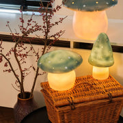 Lamp Small Mushroom Teal - 15 x 28 cm - Nachtlampjes Egmont Toys - In den Olifant
