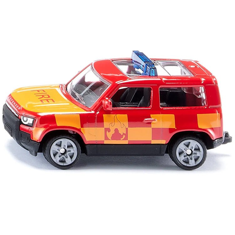 Land Rover Defender Brandweer - Auto's en voertuigen Siku - In den Olifant