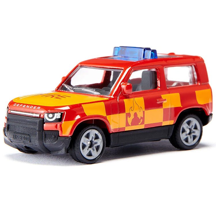Land Rover Defender Brandweer - Auto's en voertuigen Siku - In den Olifant