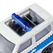 Land Rover Defender Duitse Politie - Auto's en voertuigen Siku - In den Olifant