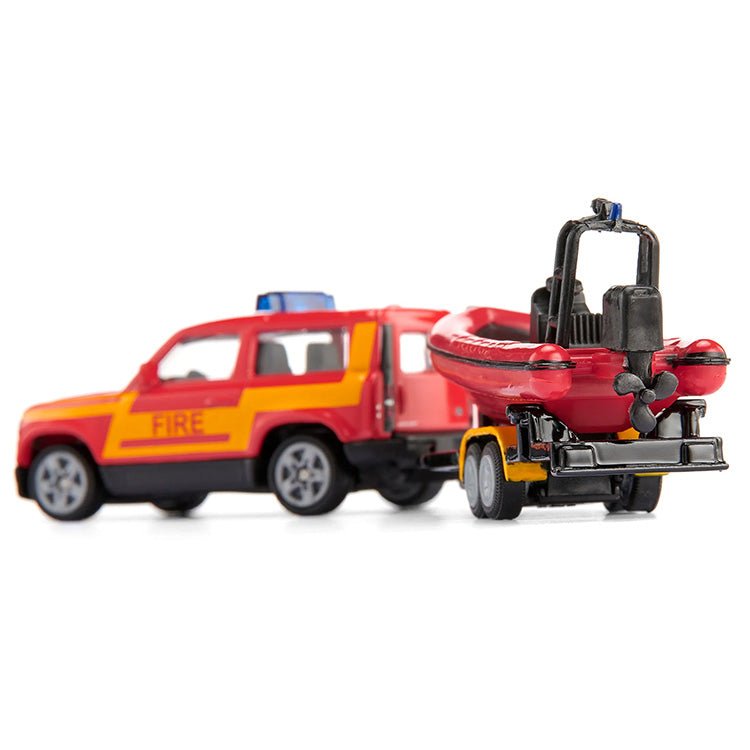 Land Rover Defender met boot - Auto's en voertuigen Siku - In den Olifant