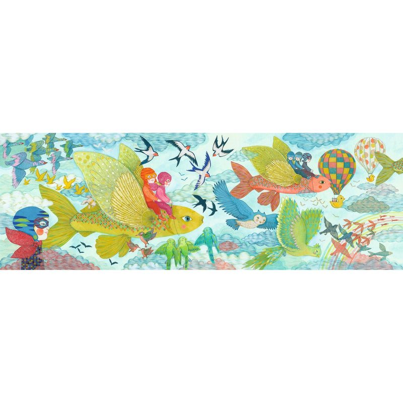 Langwerpige puzzel After the rain - 350 stukjes + poster - Legpuzzels Djeco - In den Olifant