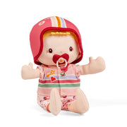 Lappenpop baby en fietszitje Lena - Lappenpoppen Lilliputiens - In den Olifant