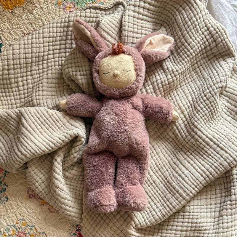 Lappenpop Cozy Dinkum Bunny Pickle Mauve - 32 cm - Lappenpoppen Olli Ella - In den Olifant