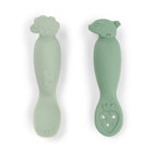 Learning spoon set Tiny farm Green - Bestek en rietjes Done by Deer - In den Olifant
