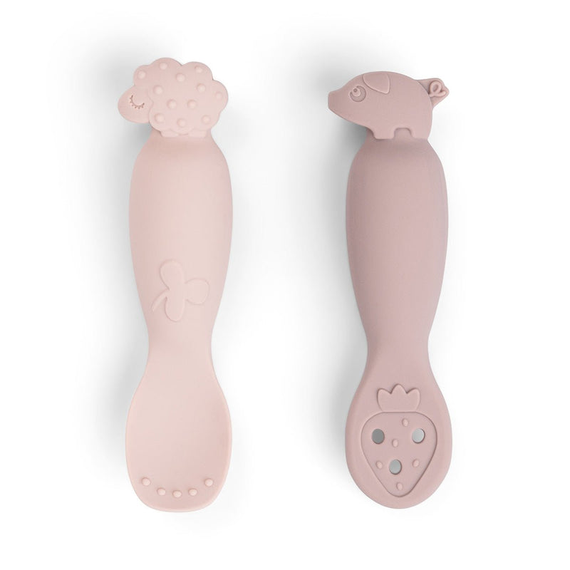 Learning spoon set Tiny farm Powder - Bestek en rietjes Done by Deer - In den Olifant