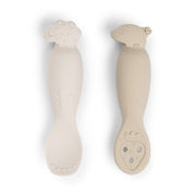 Learning spoon set Tiny farm Sand - Bestek en rietjes Done by Deer - In den Olifant