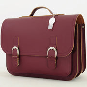 Lederen boekentas Classic Aubergine - Onaf Own Stuff - In den Olifant