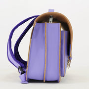 Lederen boekentas Classic Lila - Schooltassen Own Stuff - In den Olifant