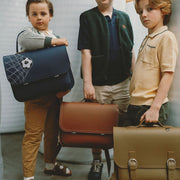 Lederen boekentas Classic Moss - Schooltassen Own Stuff - In den Olifant