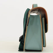 Lederen kleutertas met magneetsluiting - Balloon Azul - Schooltassen Own Stuff - In den Olifant