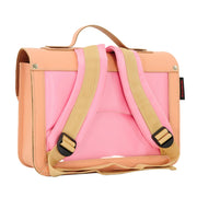 Lederen kleutertas met magneetsluiting - Balloon Peach - Schooltassen Own Stuff - In den Olifant