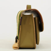 Lederen kleutertas met magneetsluiting - Car Moss - Schooltassen Own Stuff - In den Olifant