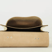Lederen kleutertas met magneetsluiting - Gold - Schooltassen Own Stuff - In den Olifant