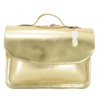 Lederen kleutertas met magneetsluiting - Gold - Schooltassen Own Stuff - In den Olifant