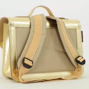 Lederen kleutertas met magneetsluiting - Gold - Schooltassen Own Stuff - In den Olifant