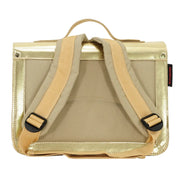 Lederen kleutertas met magneetsluiting - Gold - Schooltassen Own Stuff - In den Olifant
