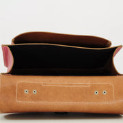 Lederen kleutertas met magneetsluiting - Rabbit Antique Pink - Schooltassen Own Stuff - In den Olifant