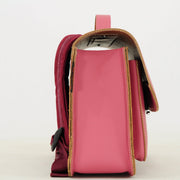 Lederen kleutertas met magneetsluiting - Rabbit Antique Pink - Schooltassen Own Stuff - In den Olifant