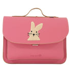 Lederen kleutertas met magneetsluiting - Rabbit Antique Pink - Schooltassen Own Stuff - In den Olifant