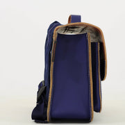 Lederen kleutertas met magneetsluiting - Teddy Marine - Schooltassen Own Stuff - In den Olifant