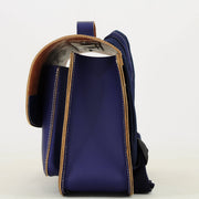 Lederen kleutertas met magneetsluiting - Teddy Marine - Schooltassen Own Stuff - In den Olifant
