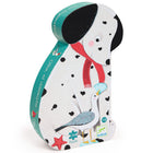 Legpuzzel in silhouetdoos Ollie de Dalmatier - 24 stukjes - Legpuzzels Djeco - In den Olifant