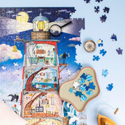 Legpuzzel Vuurtoren Le Jardin du Moulin - 500 stukjes + poster - Legpuzzels Moulin Roty - In den Olifant