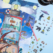 Legpuzzel Vuurtoren Le Jardin du Moulin - 500 stukjes + poster - Legpuzzels Moulin Roty - In den Olifant