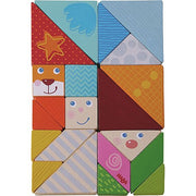 Legspel | Kleurrijke Tangrammix - Educatieve spelletjes Haba - In den Olifant