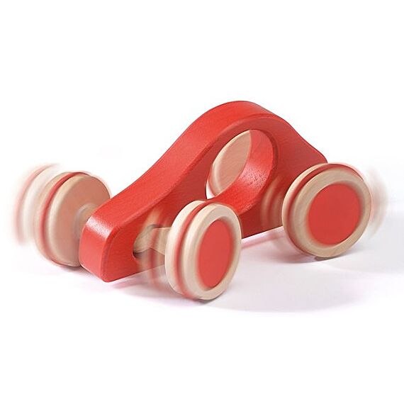 Houten Auto - Lenki Midi Red