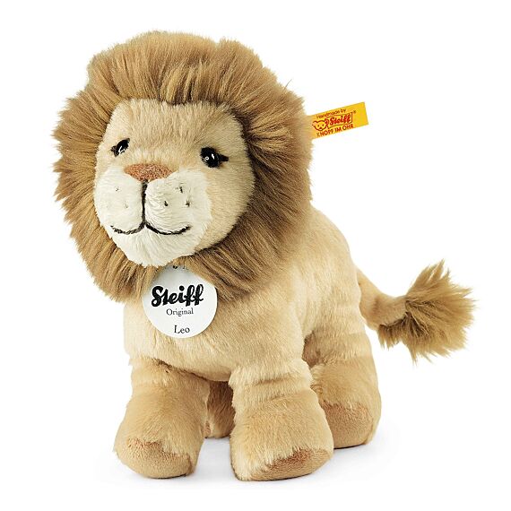 Knuffel Leeuw Leo Lion Beige - 16 Cm