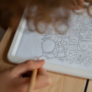 Lichtgevend tekentablet Kidydraw pad 10+ - Kleuren en tekenen Kidywolf - In den Olifant