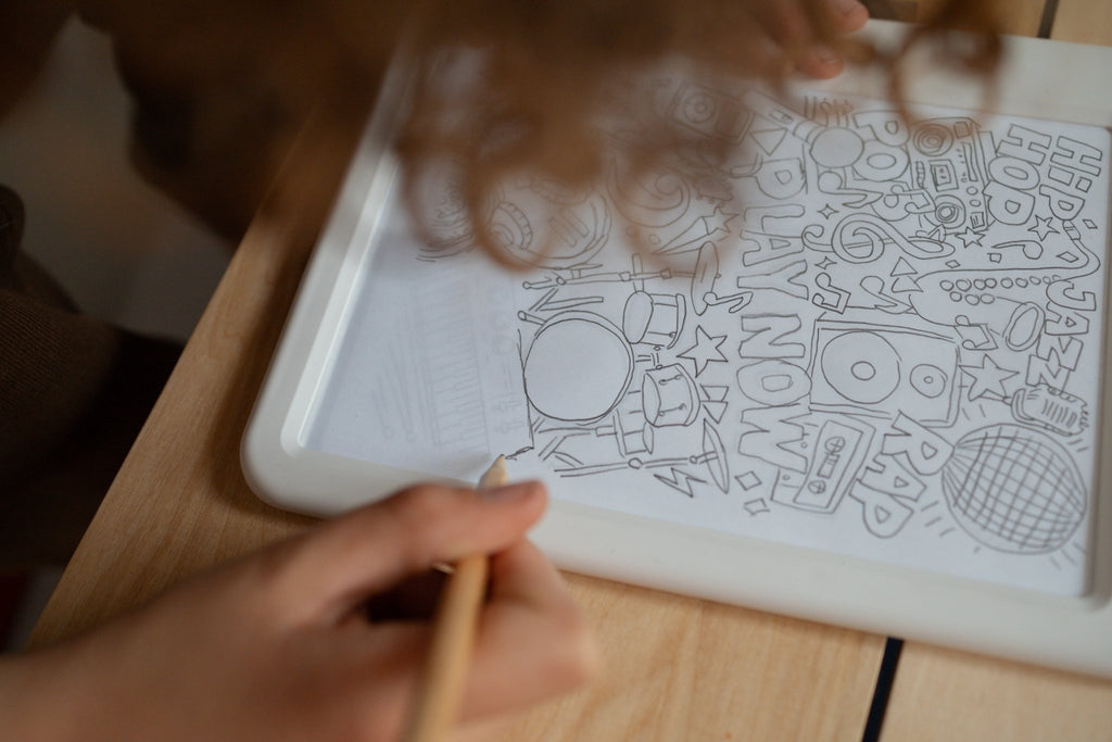 Lichtgevend tekentablet Kidydraw pad 10+ - Kleuren en tekenen Kidywolf - In den Olifant