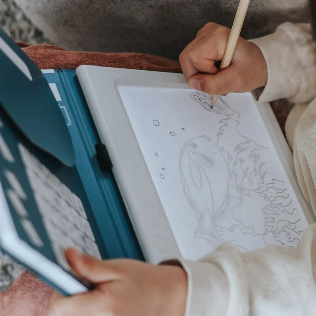 Lichtgevend tekentablet Kidydraw - Pad 8+ - Kleuren en tekenen Kidywolf - In den Olifant