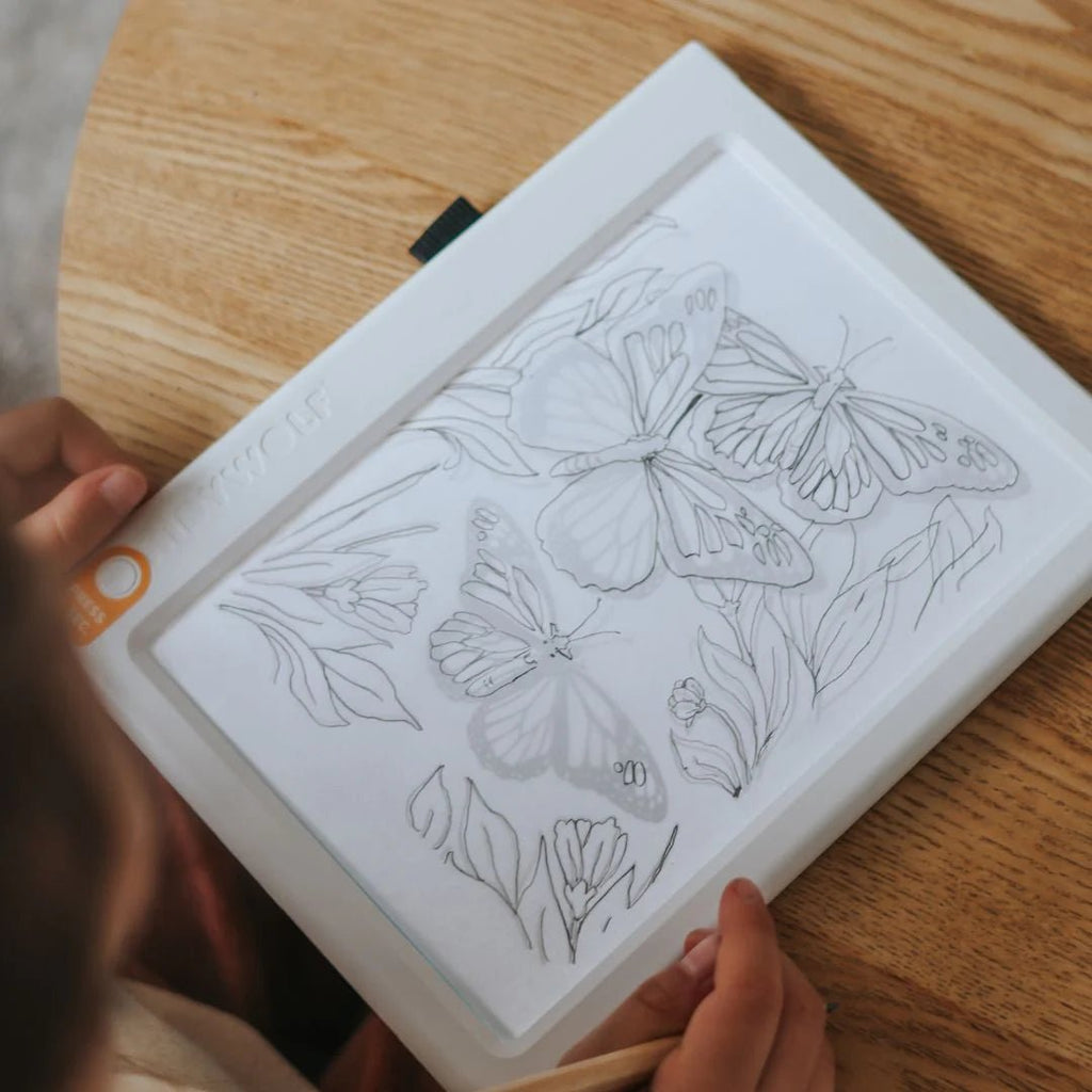 Lichtgevend tekentablet Kidydraw - Pad 8+ - Kleuren en tekenen Kidywolf - In den Olifant