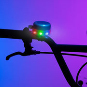Lichtgevende fietsbel - Lighted Bell Blue - Fietsaccessoires Brightz - In den Olifant