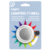 Lichtgevende Fietsbel - Lighted Bell Silver - Onaf Brightz - In den Olifant