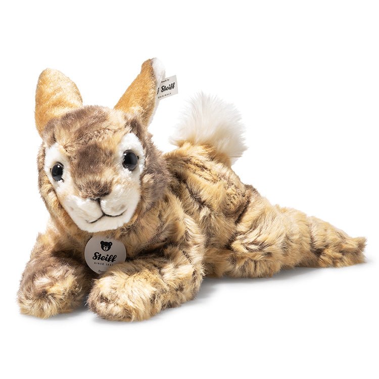 Liggende Knuffel Haas Bruin Gevlekt - 32 cm - Konijnen Steiff - In den Olifant