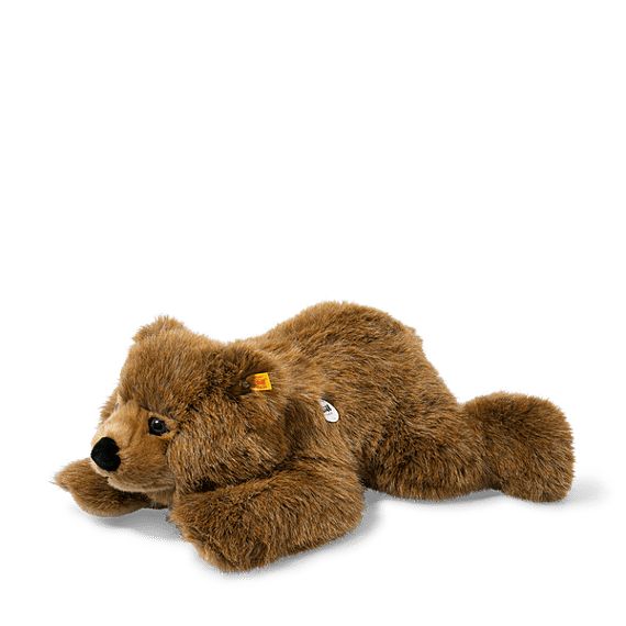 Liggende Knuffelbeer Urs Bruine Beer - 45 cm - Knuffelberen Steiff - In den Olifant