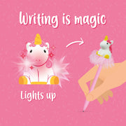 Light - up Gel Pen Writing Is Magic - Unicorn - Schrijfwaren Legami - In den Olifant