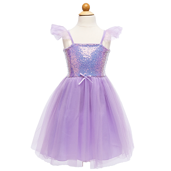 Paarse Verkleedjurk - Sequins Princess Dress Lilac