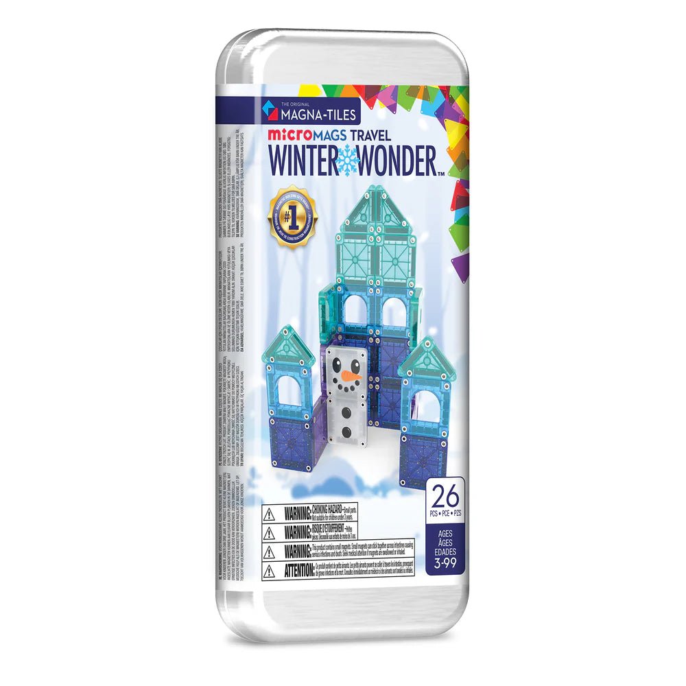 Limited Edition Magneetset Winter Wonder Travel Set - set van 26 - Magnetische bouwspeelgoed Magna Tiles - In den Olifant