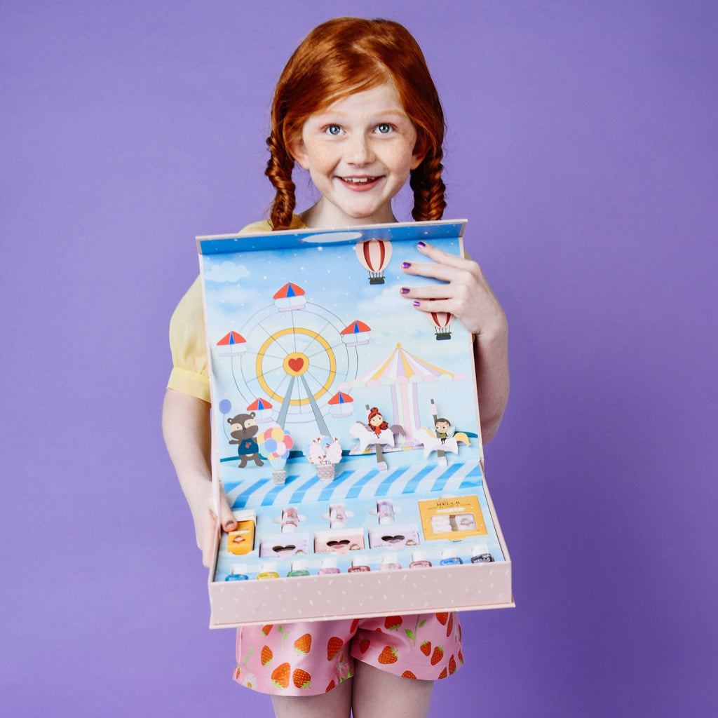 Limited Edition Schminkset - Fun Fair Pop Up Case - Kinderschmink en tattoos Miss Nella - In den Olifant