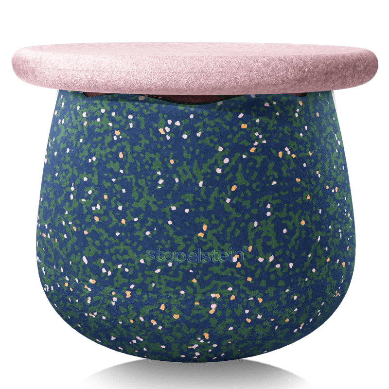 Limited Edition Signature Partner Spring Special Dynamic Small Pond - set van 2 + GRATIS Pad Dark Blue - Poefs en kinderzetels Stapelstein - In den Olifant