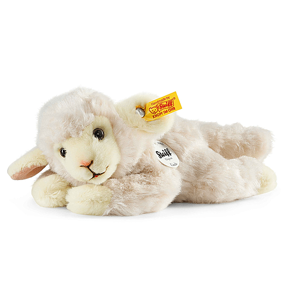 Knuffel Schaap Little Friend Linda Lam Liggend - 22 Cm