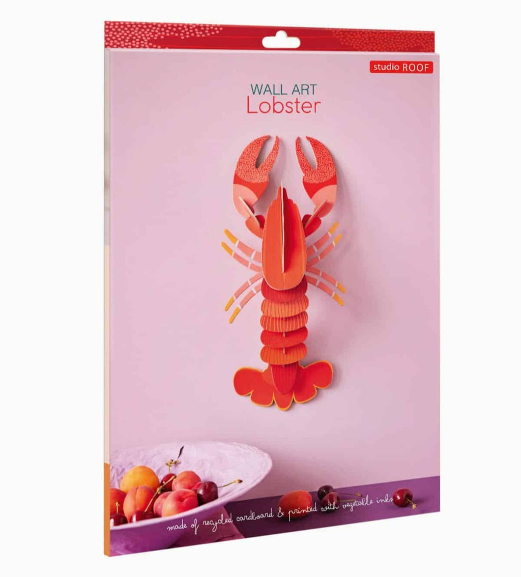 Muurdecoratie Wall Art Giant Sea Creatures  - Lobster